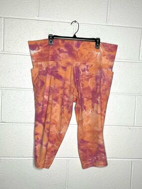 < Athleta Salutation Stash Pocket II Capris Size 3X >
